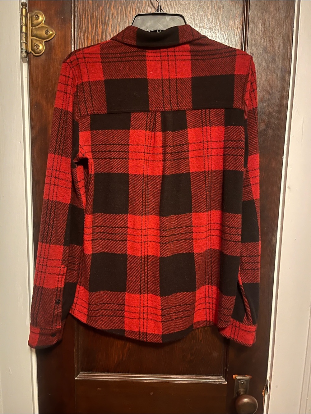 Faherty Legend women’s shirt red checkered small EUC - Picture 4 of 6